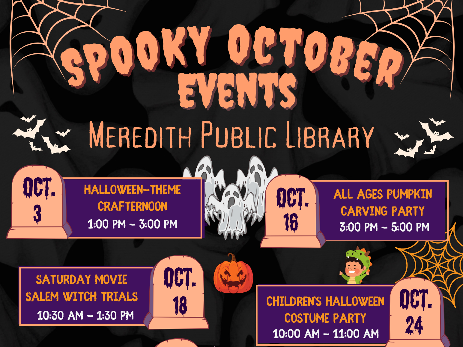 Spooky October Events