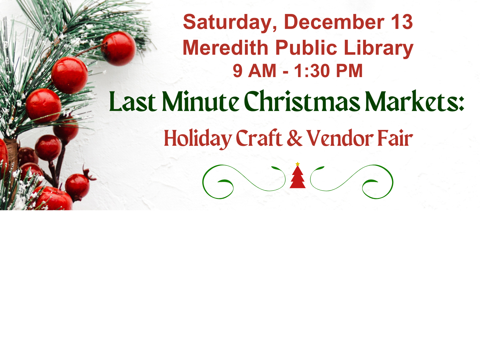  Last Minute Christmas Markets: Holiday Craft & Vendor Fair